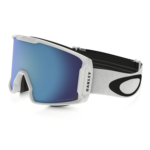 Oakley Line Miner - Factory Pilot Whiteout - Prizm Sapphire Iridium Lens Goggles