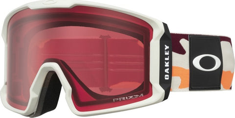 Oakley Line Miner - Neon Orange Camo - Prizm Rose Lens Goggle