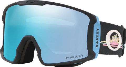 Oakley Line Miner Chloe Kim Signature Series Goggle - Neon Destinations - Prizm Snow Sapphire Iridium Lens