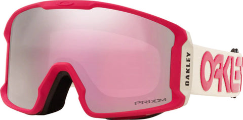 Oakley Line Miner XM Factory Pilot Goggle - Factory Pilot Rubine Grey - Prizm Snow Hi Pink Lens