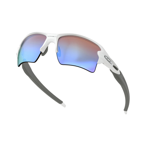 Oakley Flak 2.0 XL Sunglasses - Polished White - Prizm Deep H2O Polarized Lens