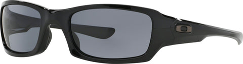 Oakley Fives Squared Sunglasses - Polished Black - Grey Lens