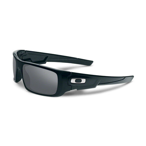 Oakley Crankshaft - Polished Black - Black Iridium Lens Sunglasses
