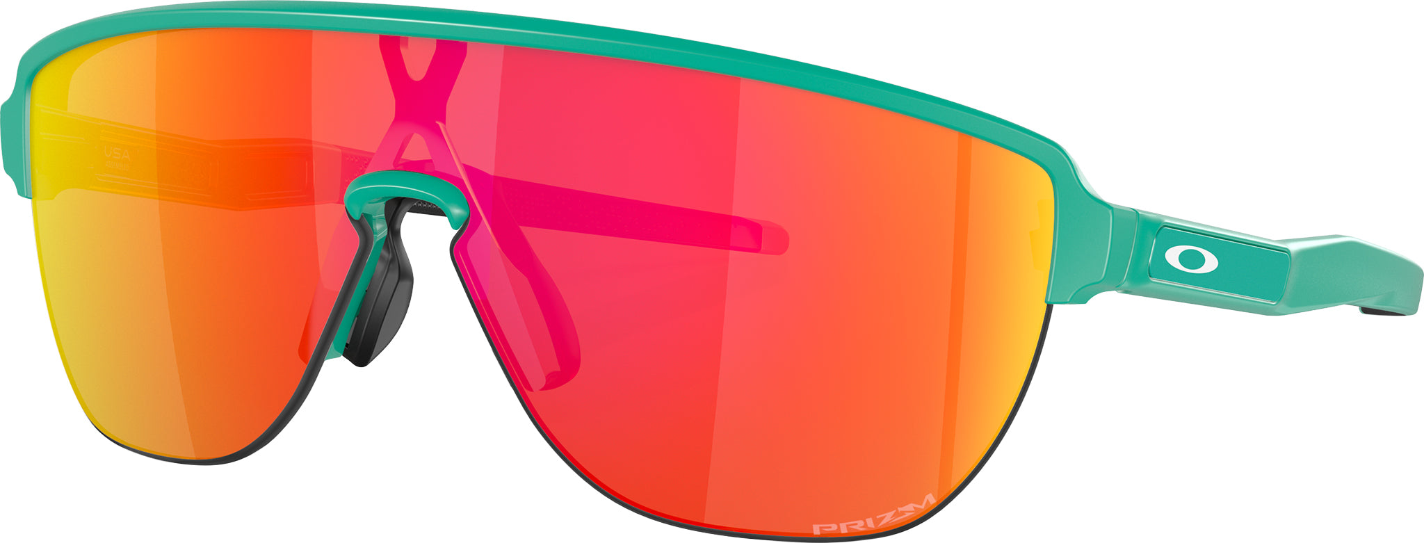 Oakley EVZero Blades Matte Celeste Prizm Ruby Sunglasses