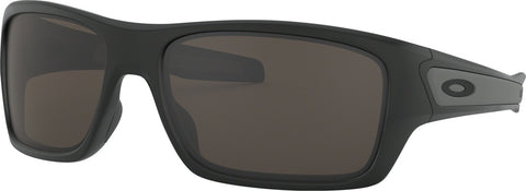 Oakley Turbine - Matte Black - Warm Grey Lens Sunglasses
