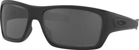 Oakley Turbine - Matte Black - Grey Polarized Lens Sunglasses
