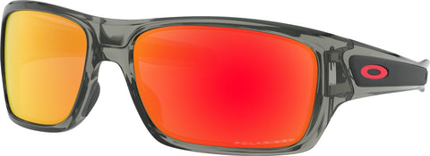 Oakley Turbine - Grey Ink - Ruby Iridium Polarized Lens Sunglasses
