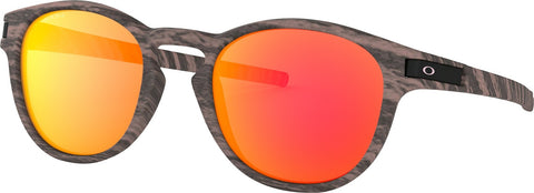 Oakley Latch - Woodgrain Rosewood - Prizm Ruby Iridium Lens Sunglasses