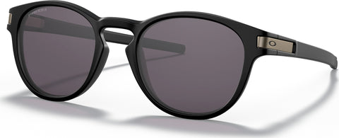 Oakley Latch Sunglasses - Matte Black - Prizm Grey Polarized Lens