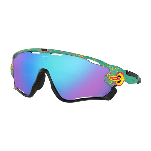 Oakley Jawbreaker - Splatter Celeste - Prizm Sapphire Iridium Lens Sunglasses