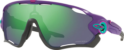 Oakley Jawbreaker Sunglasses - Matte Electric Purple - Prizm Jade Lens - Men's