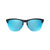 Oakley Frogskins Lite Sunglasses - Matte Black and Clear - Prizm Sapphire Iridium Lens - No Color
