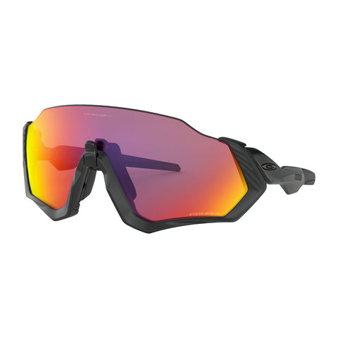 Oakley Flight Jacket - Polished Black/Matte Black - Prizm Road Lens Sunglasses