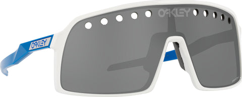 Oakley Sutro Eyeshade Sunglasses - Polished White - Prizm Black Lens - Men's