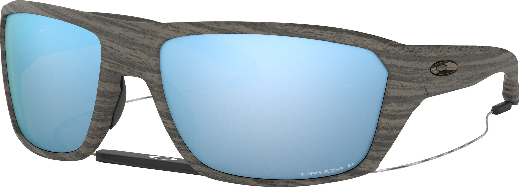 Oakley Split Shot Woodgrain Shallow Water Prizm Polarized Sunglasses