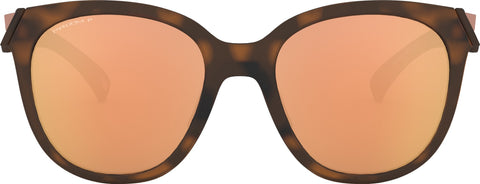Oakley Low Key Sunglasses - Matte Brown Tortoise and Prizm Rose Gold Iridium Polarized Lens - Women's