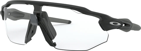 Oakley Radar Ev Advancer - Matte Black - Clear Black Iridium Photochromic Lens Sunglasses