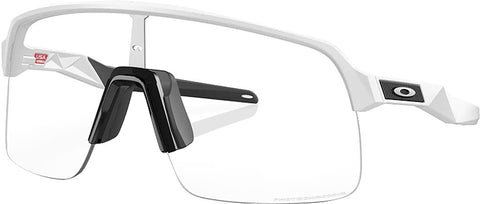 Oakley Sutro Lite Sunglasses - Matte White - Clear to Black Iridium Photochromic Lens - Men's