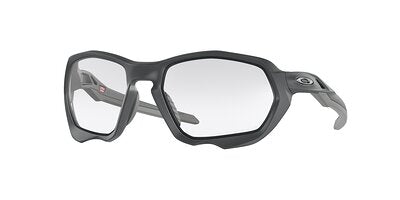 Oakley Plazma Sunglasses - Matte Carbon - Clear to Black Iridium Photochromic Lens