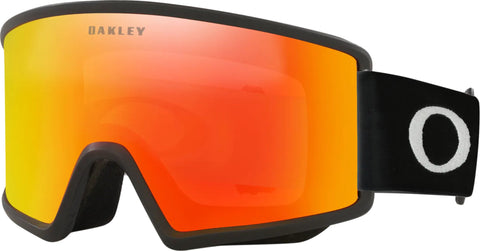 Oakley Target Line L Sunglasses - Matte Black - Fire Irid Lens