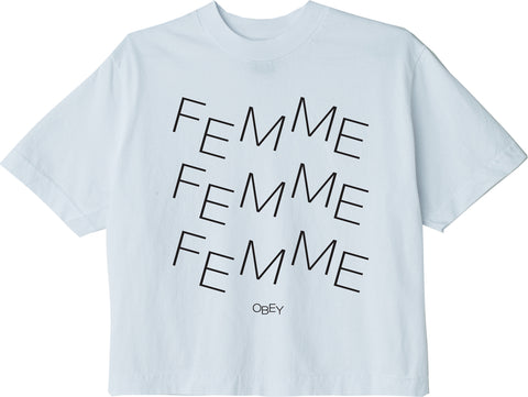 Obey Femme Cropped Tee - Women's