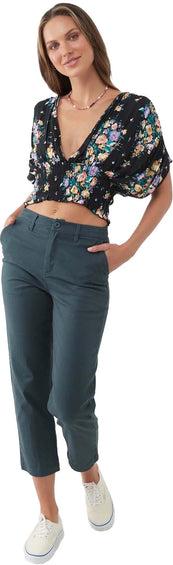 O'Neill Halette Short Sleeve Woven - Women’s