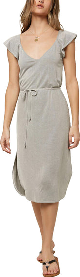 O'Neill Devia Flutter Sleeve Knit Midi Dress - Women's