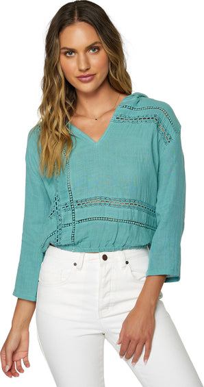 O'Neill Renata Woven Hoodie Top - Women's