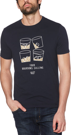 Original Penguin Four Bourbons Graphic Short Sleeve Tee Shirt - Men's
