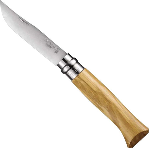 Opinel Classic No.08 - Stainless Steel Blade - Walnut Knife