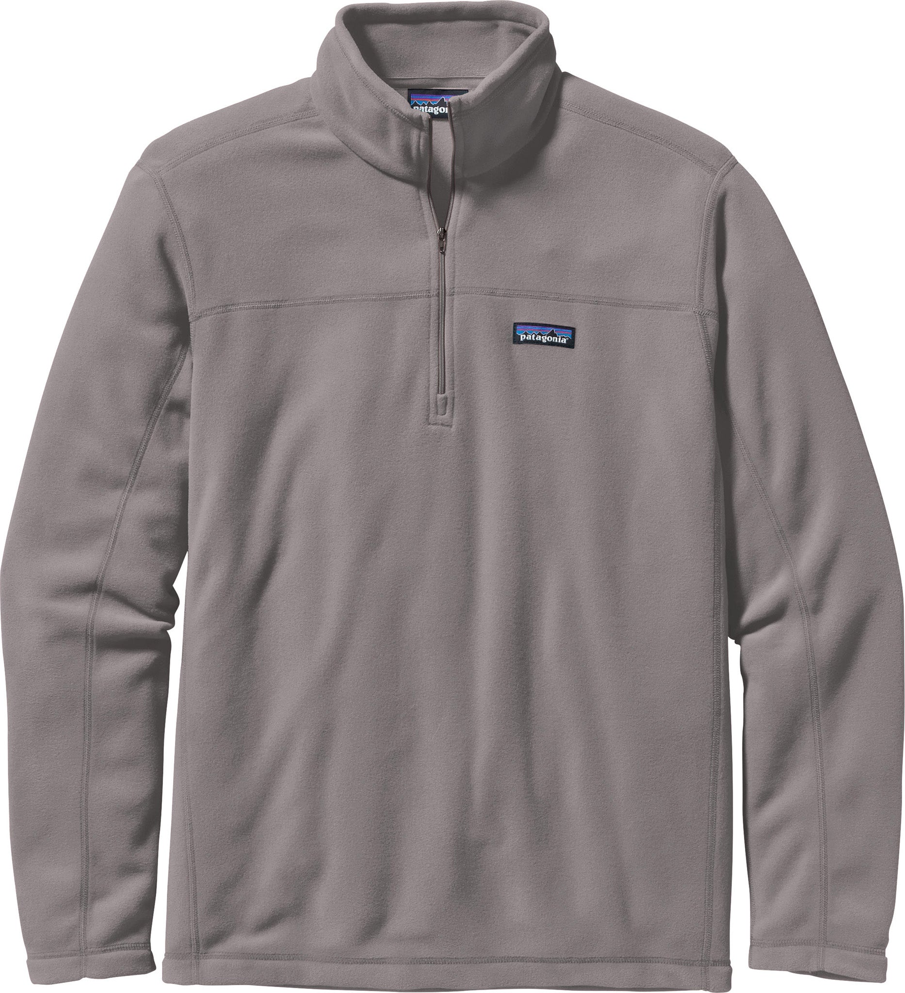 Patagonia Men's Micro D Quarter Zip Pullover in Grey