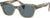 Ray-Ban RB0880S Sunglasses - Unisex - Transparent Green - Dark Blue Polar