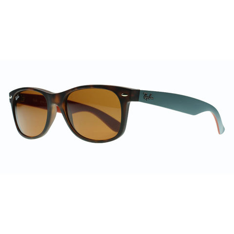 Ray-Ban New Wayfarer Bicolor - Matte Havana Frame - Brown Lens