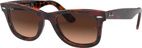 Ray-Ban Original Wayfarer Color Mix - Red Havana Frame - Pink Brown Gradient Lens