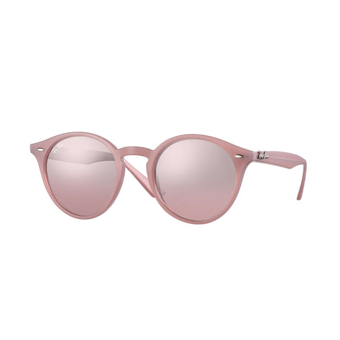 Ray-Ban RB2180 - Pink Frame - Silver/Pink Gradient Mirror Lens