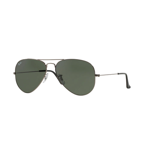 Ray-Ban Aviator Classic - Gunmetal Frame - Green Classic G-15 Lens