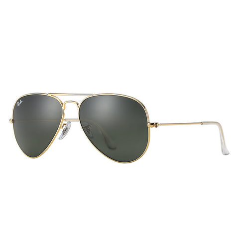 Ray-Ban Aviator Classic - Gold Frame - Green Classic G-15 Lens (Small)