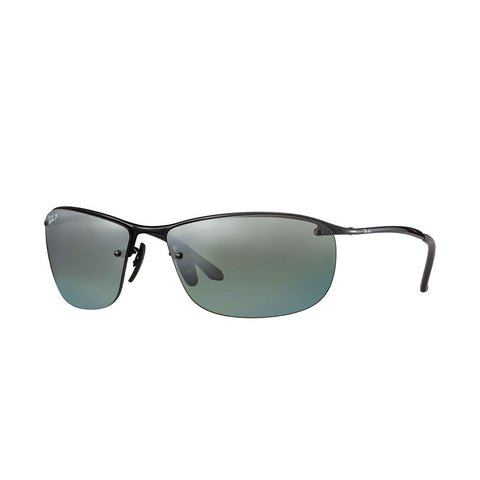 Ray-Ban RB3542 - Black Frame - Grey Mirror Chromance Lens
