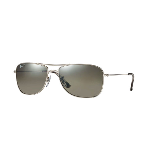 Ray-Ban RB3543 - Silver Frame - Silver Mirror Chromance Polarized Lens