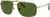Ray-Ban RB3796 Sunglasses - Unisex - Legend Gold - Polar Dark Green