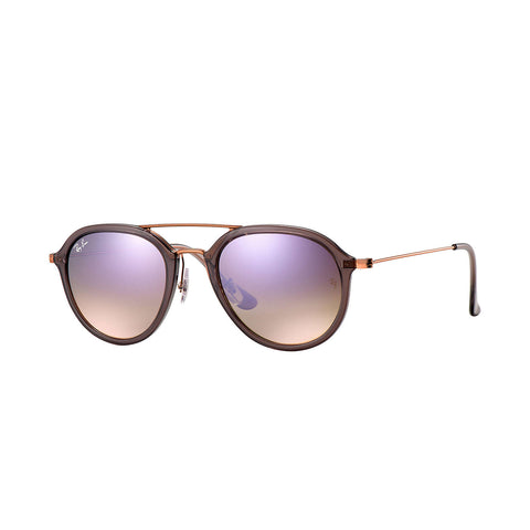 Ray-Ban RB4253 - Grey/ Bronze Copper Frame - Lilac Gradient Flash Lens