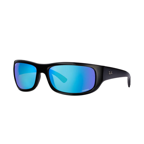 Ray-Ban RB4283 Chromance - Black Frame - Blue Mirror Chromance Polarized Lens