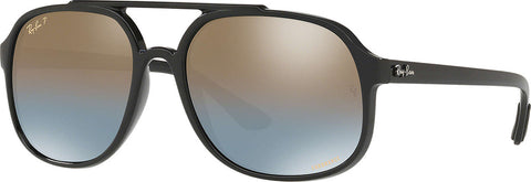 Ray-Ban RB4312CH - Black - Polarized Blue Gradient Mirror Chromance Lens