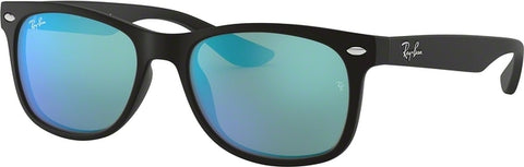 Ray-Ban New Wayfarer Junior - Black - Blue Mirror - Kids