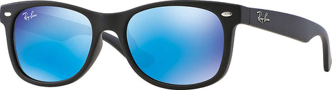 Ray-Ban New Wayfarer Junior - Black - Blue Mirror - Asian Fit - Kids