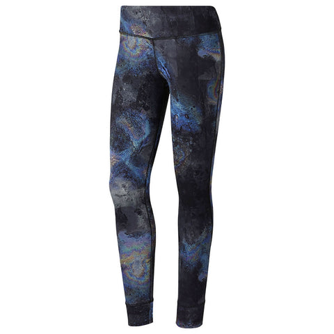 Reebok Women's Lux Bold Leggings Oil Slick