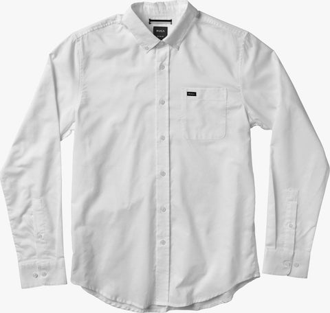 RVCA That'll Do Oxford Woven Long Sleeve Shirt - Men's