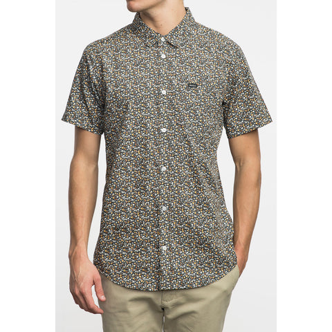 RVCA Men's Cluster Short Sleeve Shirt