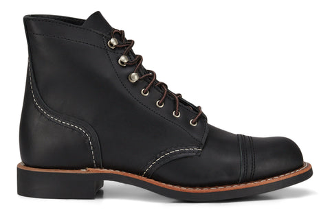 Red Wing Shoes Iron Ranger Black Boundary Leather Boots - Women's
