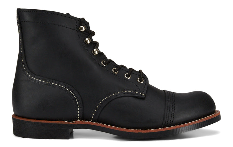 Red Wing Shoes Iron Ranger 6-inch Black Harness Leather Boots - Men's ...